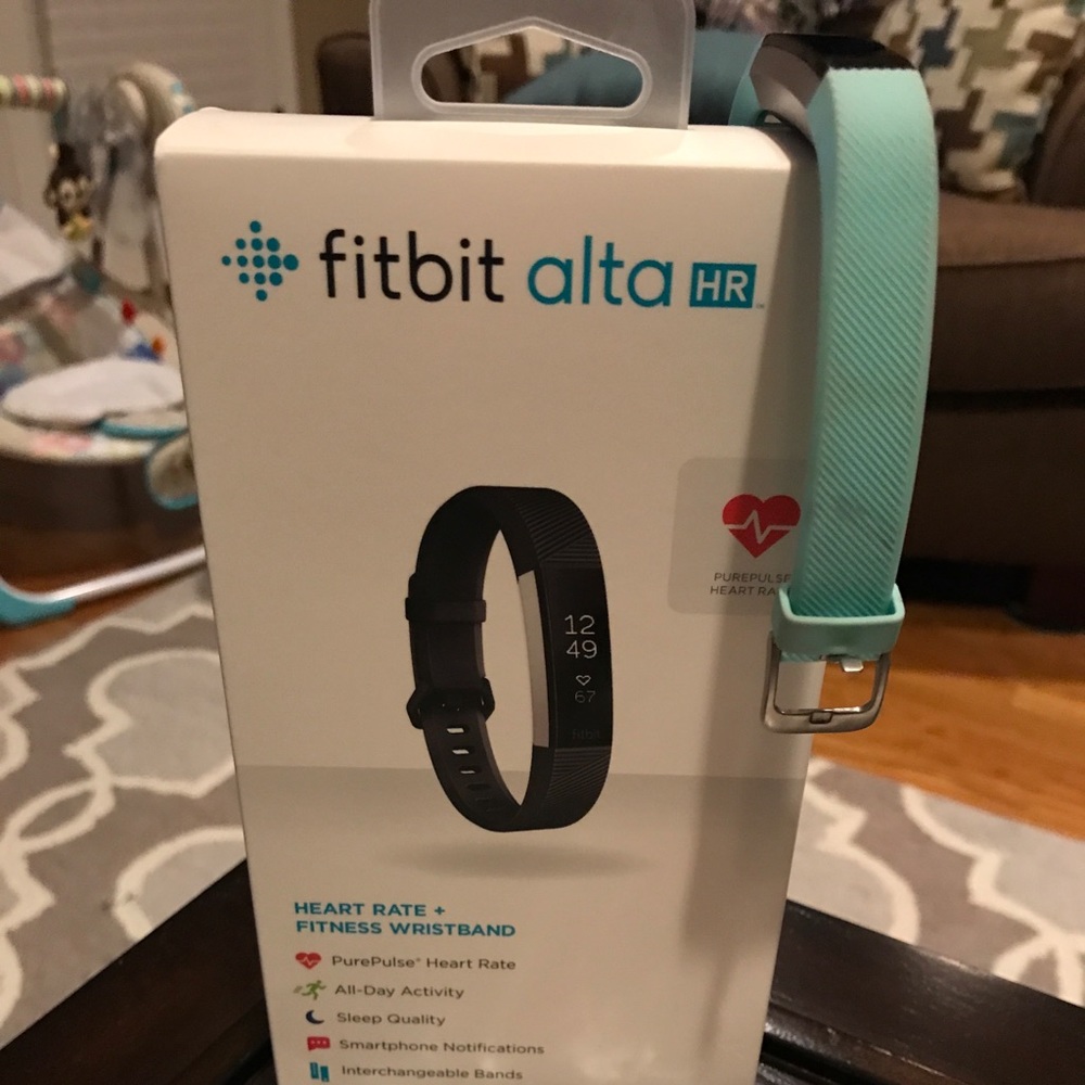 Fitbit Alta HR with 14 bands and 3 chargers